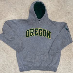 Men’s Gray Hoodie Medium Oregon